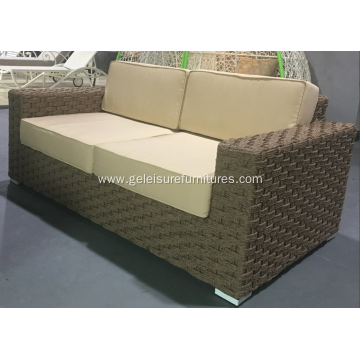 High end nice weaving soft loveseat sofa